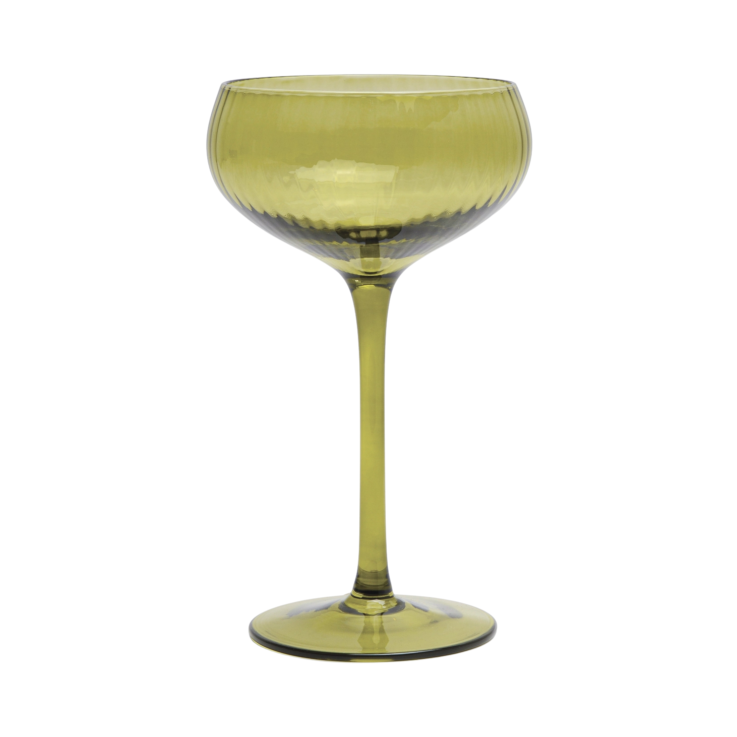 Lou Coupe Olive Glasses - Designworks Ink