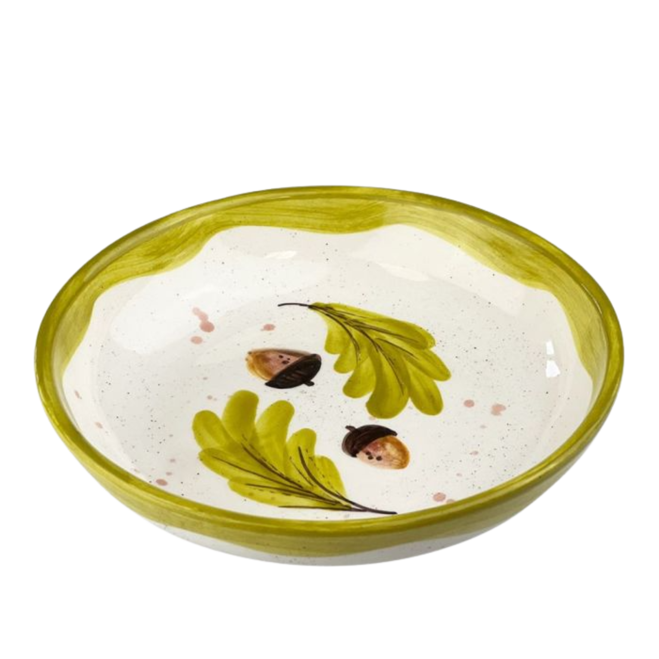 Ceramic Serving Bowl in Medium Autumn Acorns - Selbrae