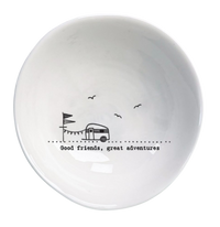 Good Friends Medium Porcelain Bowl - East of India