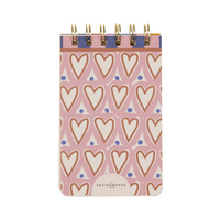 A Dopo Hearts Twin Wire Notepad - Designworks