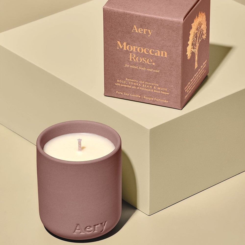 Moroccan Rose Mini Candle - Aery