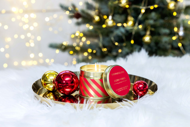 Cosy Vibes Tin Candle - Stoneglow