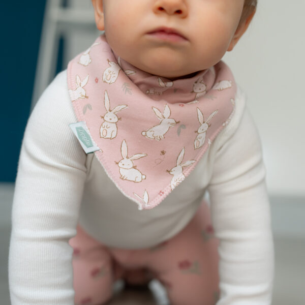 Bunnies Dribble Bib - Ziggle