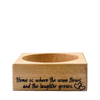 Home is Where The Wine Flows Oak Bottle Coaster - Selbrae House