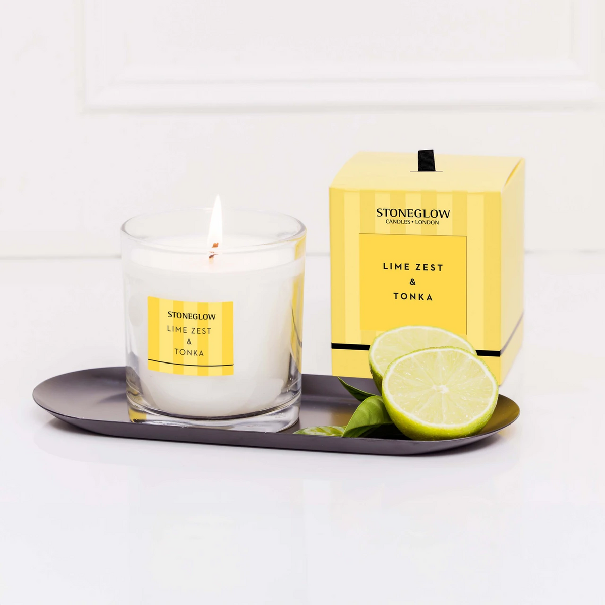 Lime Zest & Tonka Candle - Stoneglow