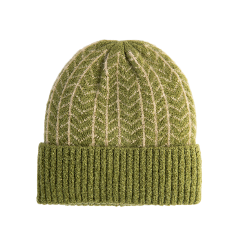 Niamh Beanie in Olive - Powder