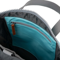 Canfield Bag In Aquatic Awe Recycled Nylon Medium - Roka London