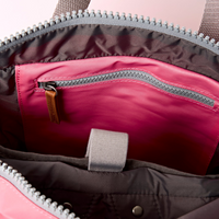 Canfield Bag In Pink Lemonade Recycled Nylon Medium - Roka London