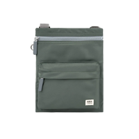 Chelsea B Crossbody Bag In Thyme Recycled Nylon - Roka London