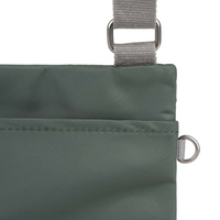 Chelsea B Crossbody Bag In Thyme Recycled Nylon - Roka London