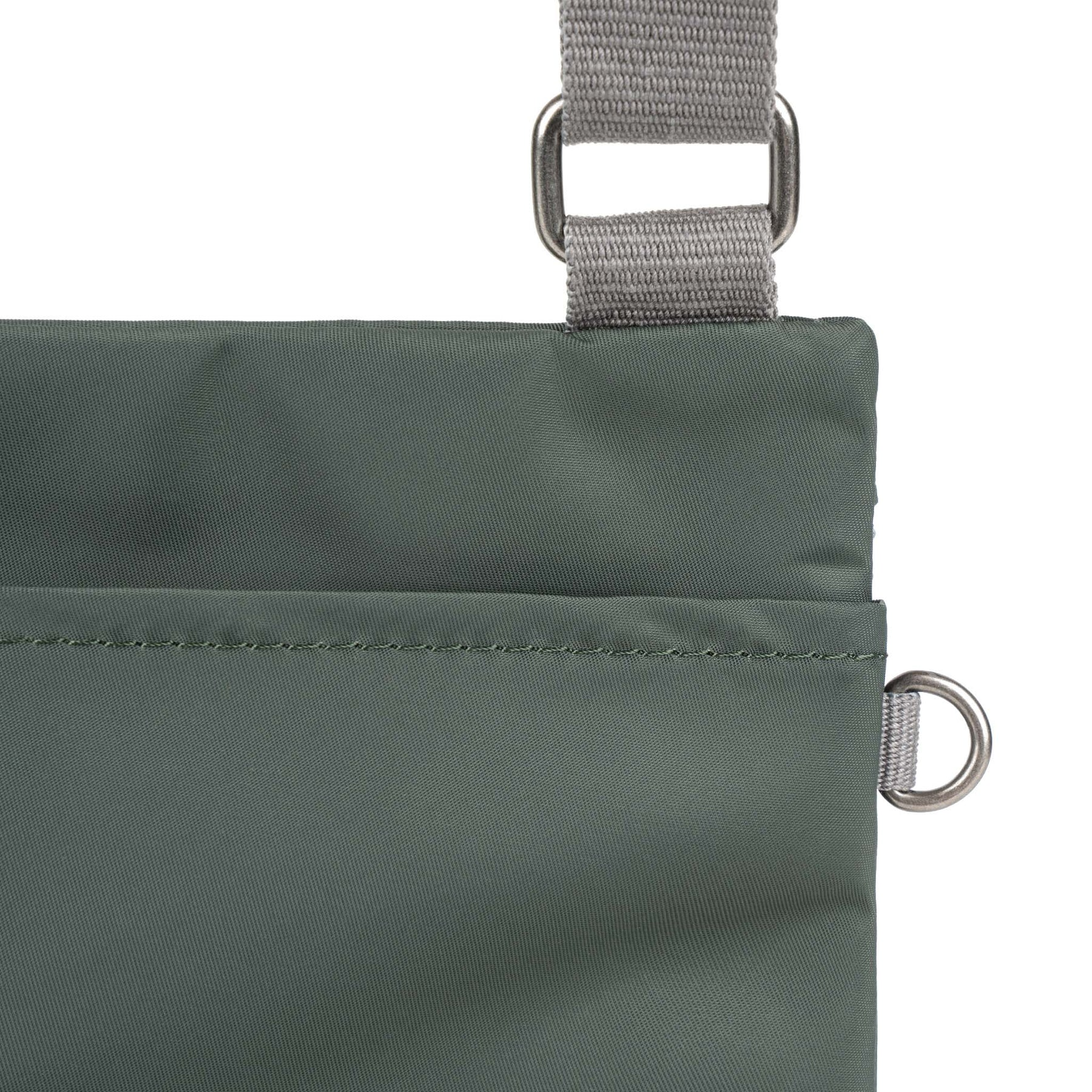 Chelsea B Crossbody Bag In Thyme Recycled Nylon - Roka London