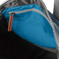 Canfield Bag In Marine Recycled Nylon Medium - Roka London