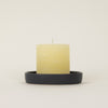 Charcoal Candle Plate - St Eval