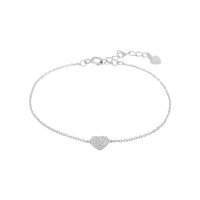 Dainty Heart Bracelet - Orli