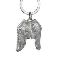 Angel Wings Pewter Keyring - Lancaster & Gibbings