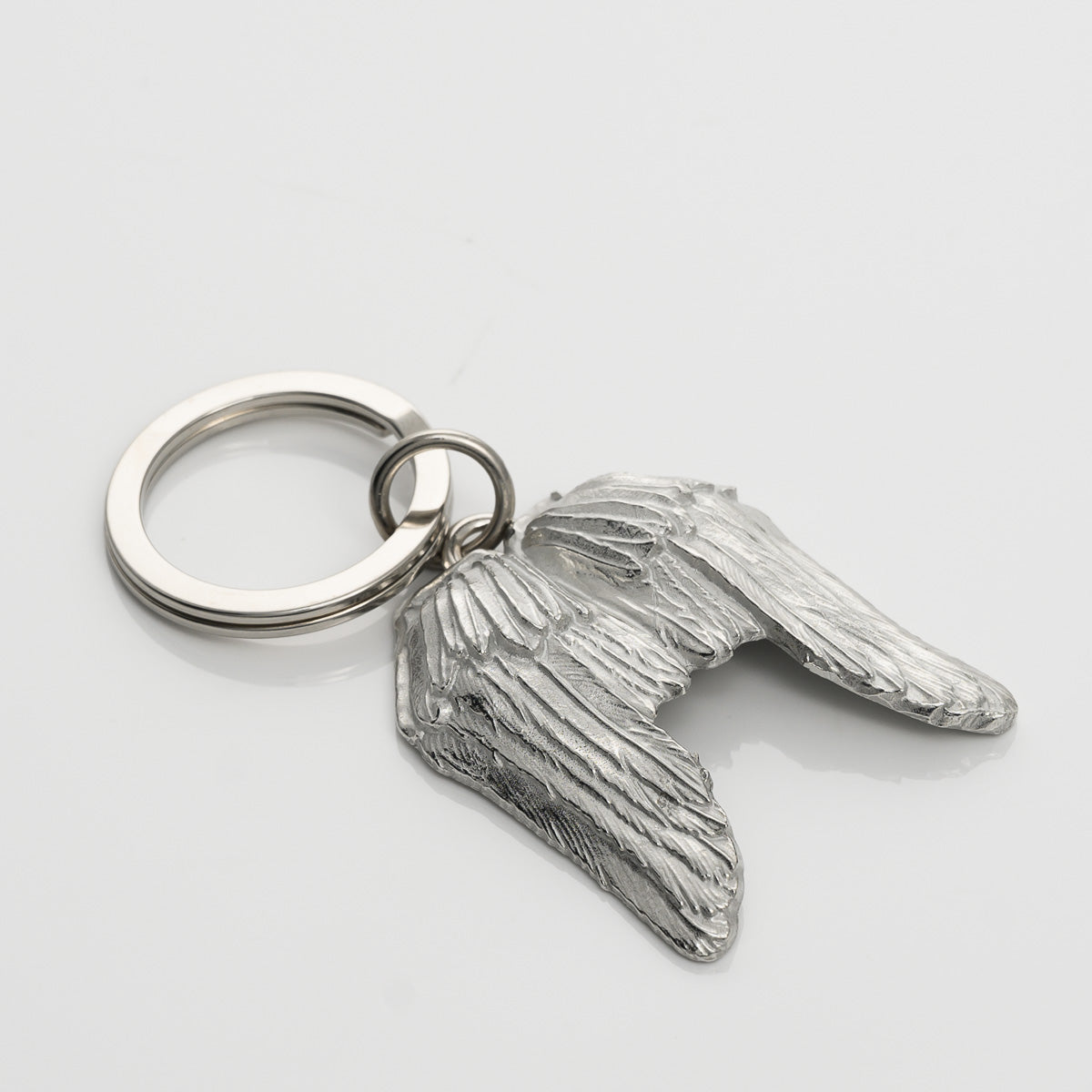 Angel Wings Pewter Keyring - Lancaster & Gibbings