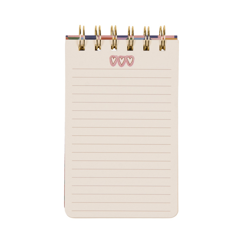 A Dopo Hearts Twin Wire Notepad - Designworks