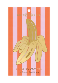 Cabana Banana Brass Bookmark - Designworks