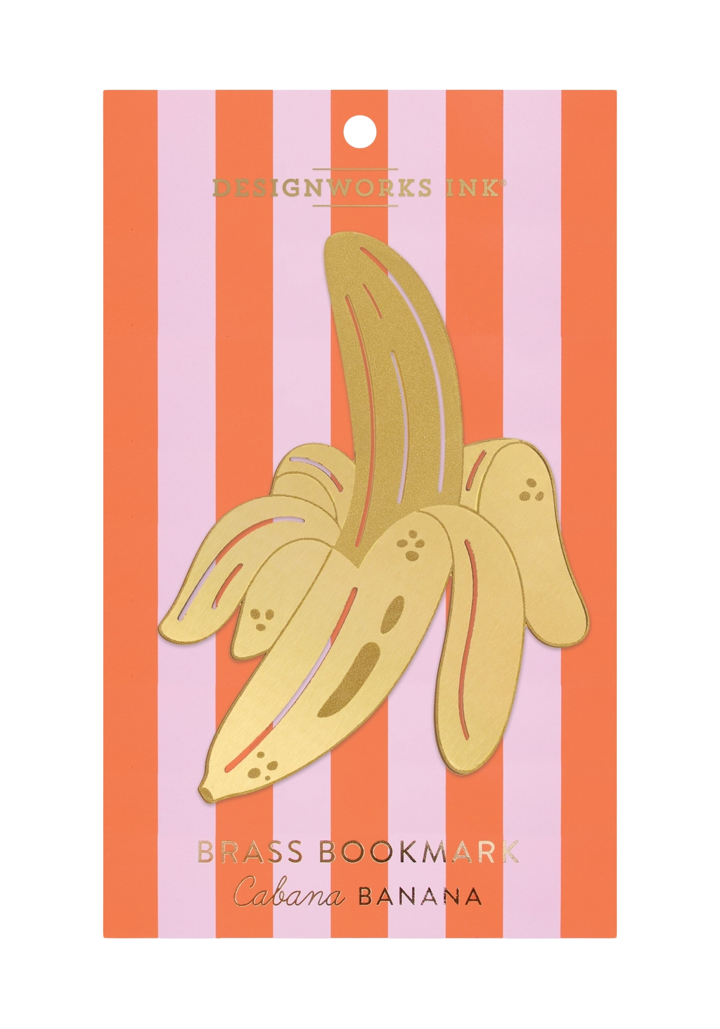 Cabana Banana Brass Bookmark - Designworks
