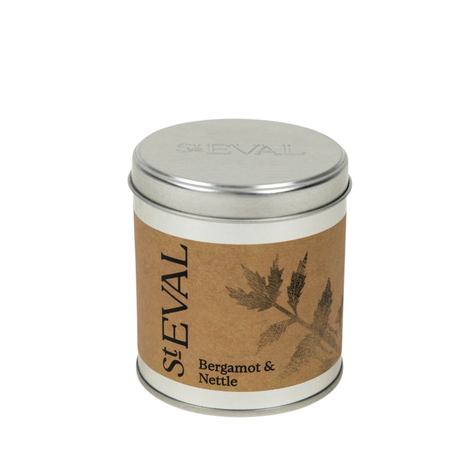 Bergmot & Nettle Tin Candle - St Eval