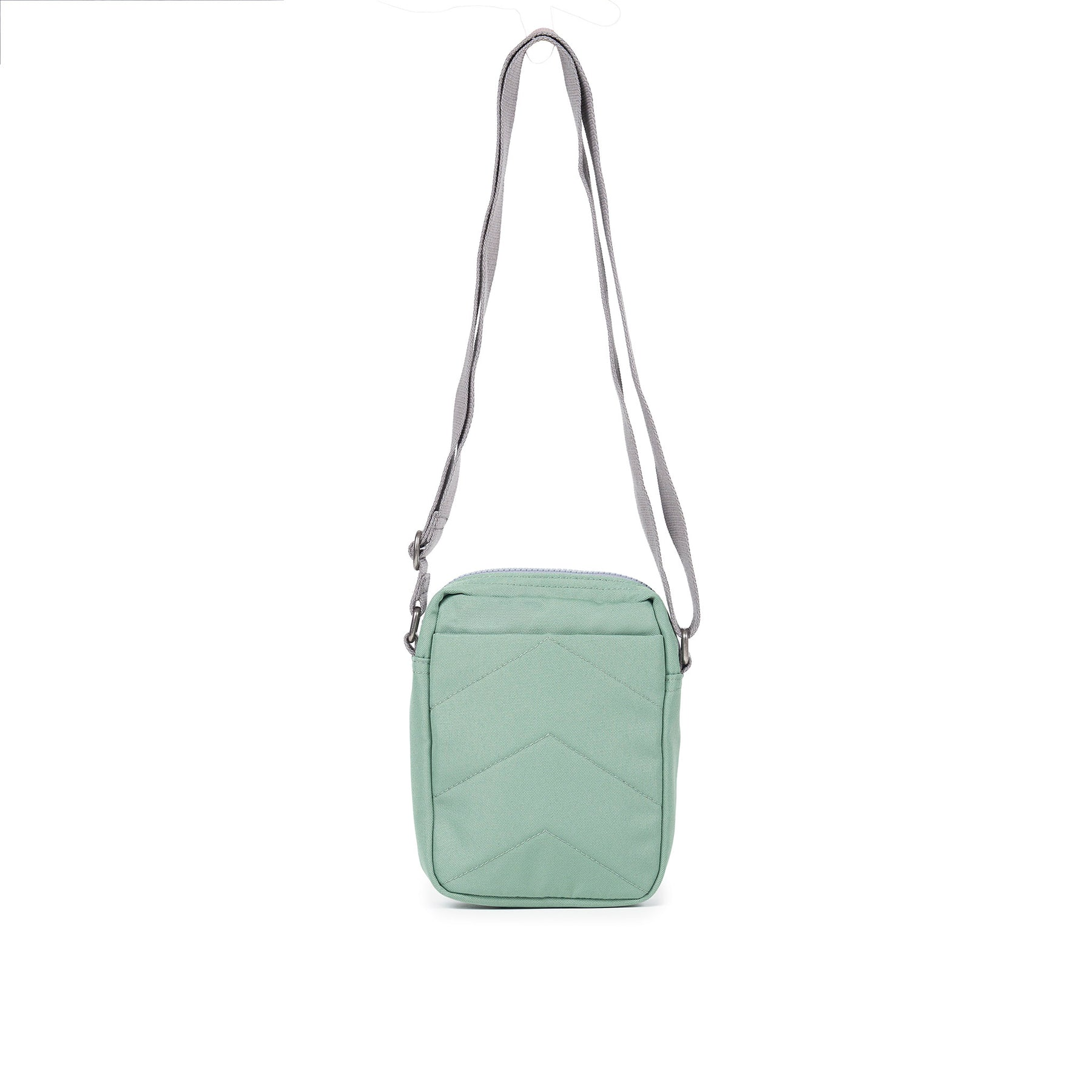 Bond Crossbody Bag In Frost Recycled Canvas - Roka London