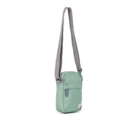 Bond Crossbody Bag In Frost Recycled Canvas - Roka London