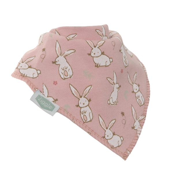 Bunnies Dribble Bib - Ziggle