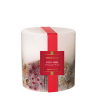 Cosy Vibes Pillar Candle - Stoneglow