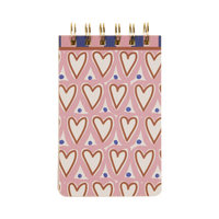 A Dopo Hearts Twin Wire Notepad - Designworks