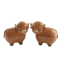 Highland Cow Salt & Pepper Shaker - Sass & Belle