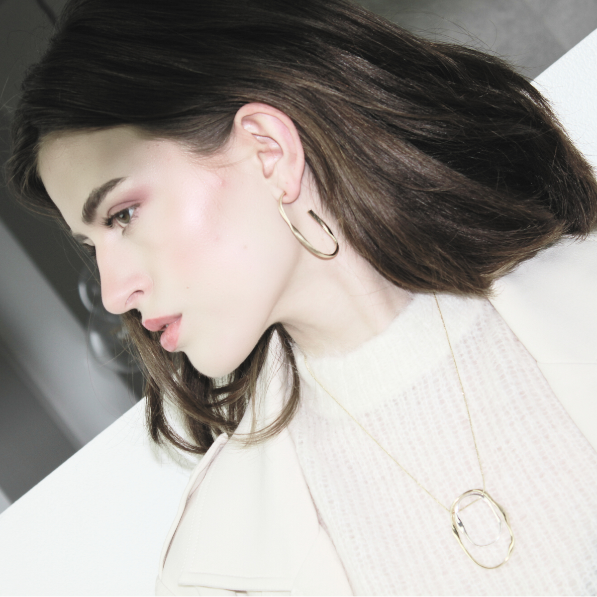 Elysian Adjustable Two-Tone Necklace in Gold Plating - Dansk