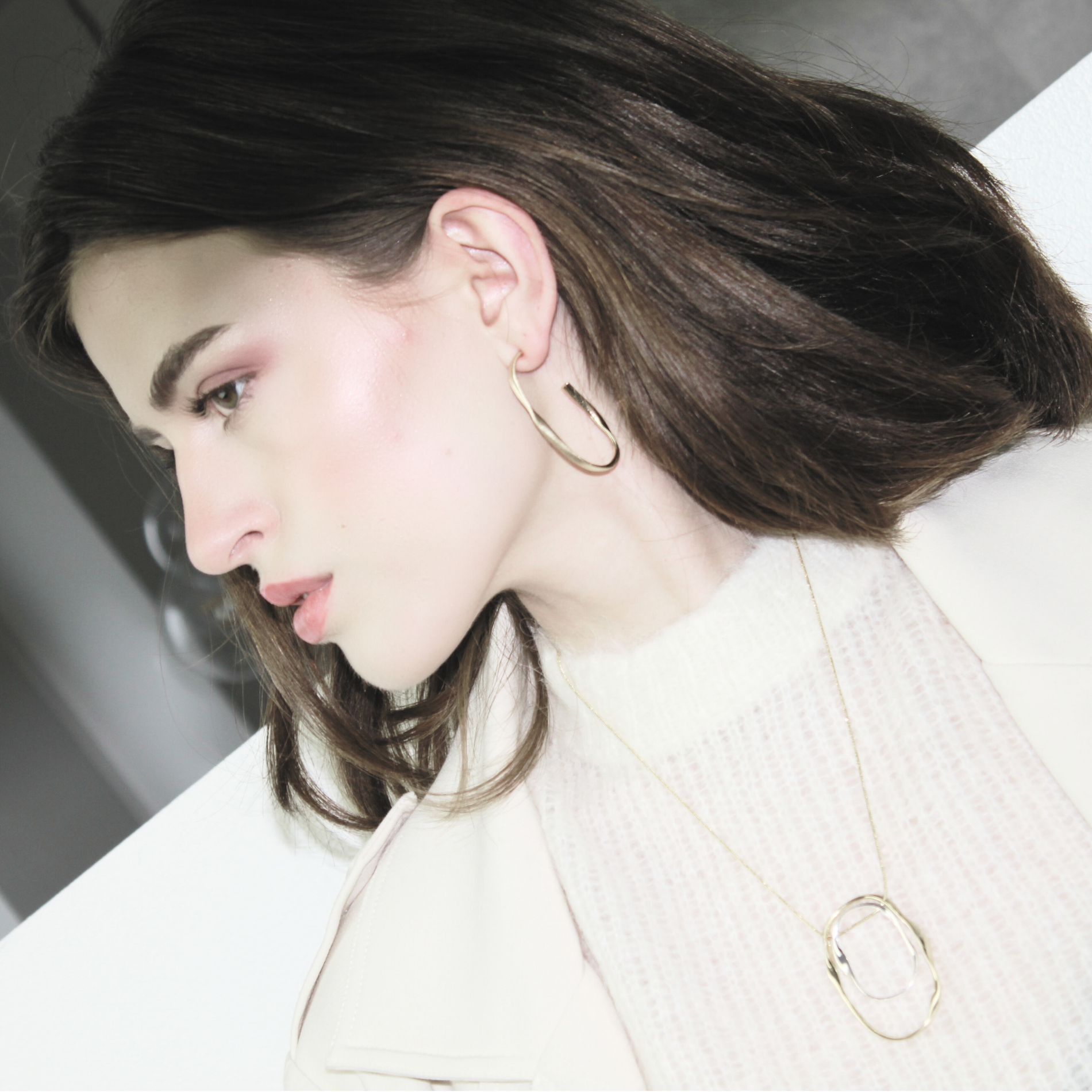 Elysian Adjustable Two-Tone Necklace in Gold Plating - Dansk