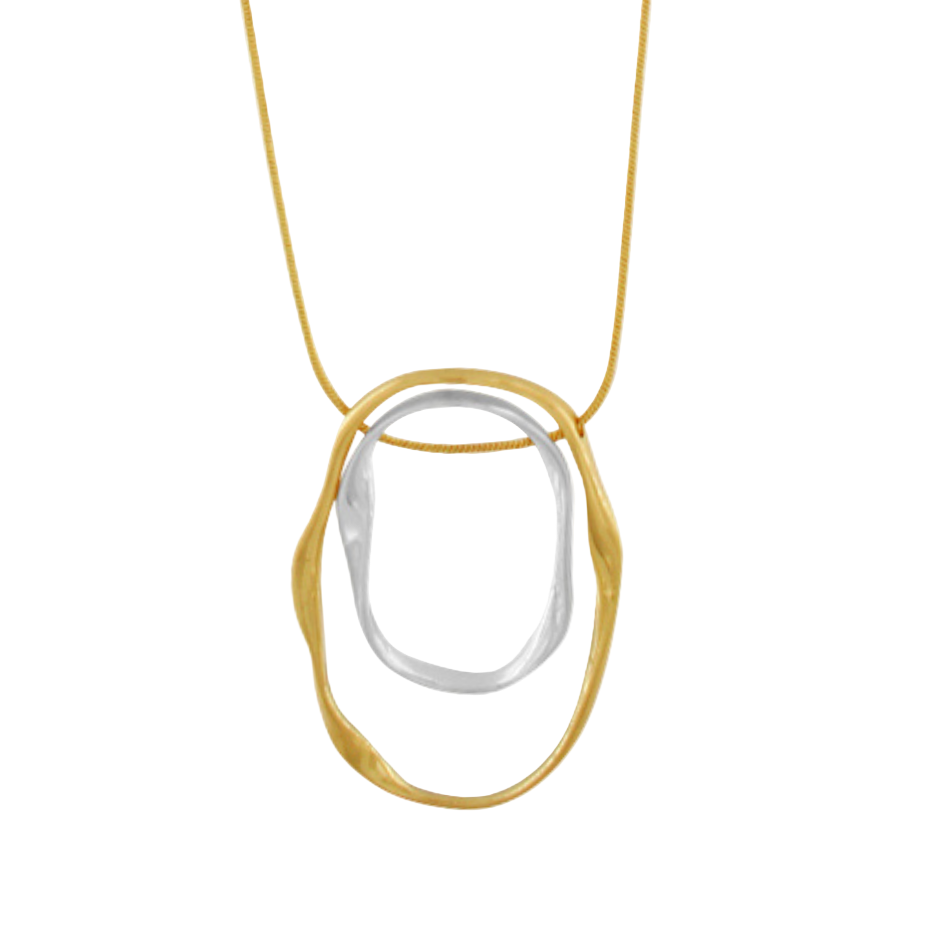 Elysian Adjustable Two-Tone Necklace in Gold Plating - Dansk