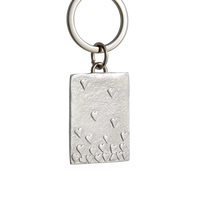 Floating Hearts Pewter Keyring - Lancaster & Gibbings