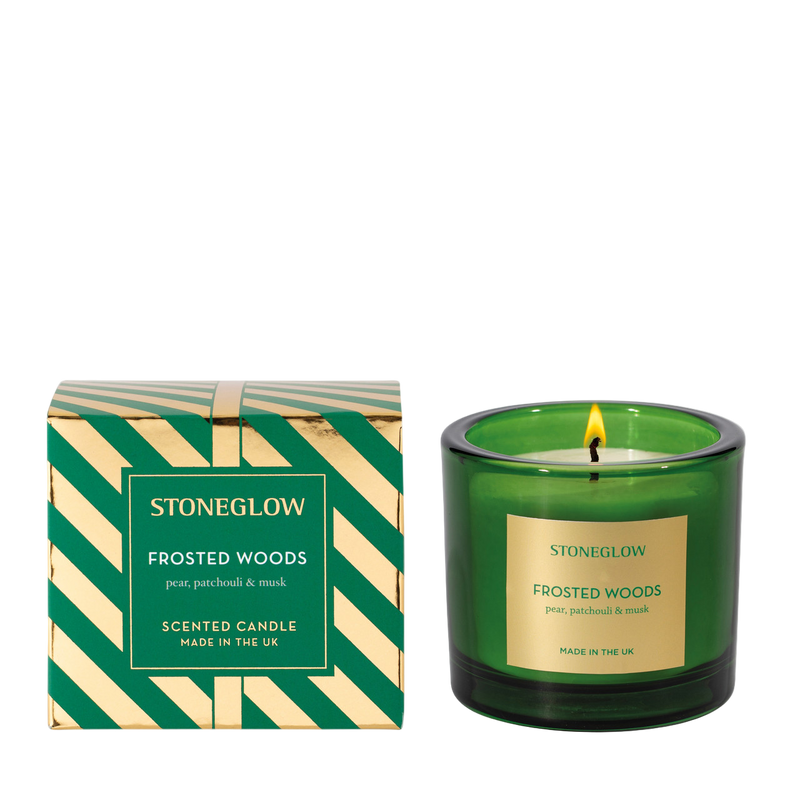 Frosted Woods Boxed Candle - Stoneglow