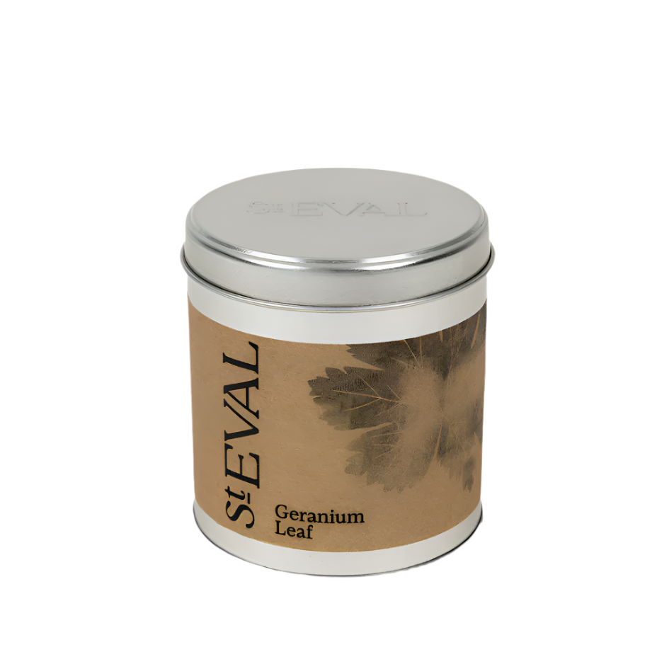 Geranium Leaf Tin Candle - St Eval
