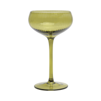 Lou Coupe Olive Glasses - Designworks Ink