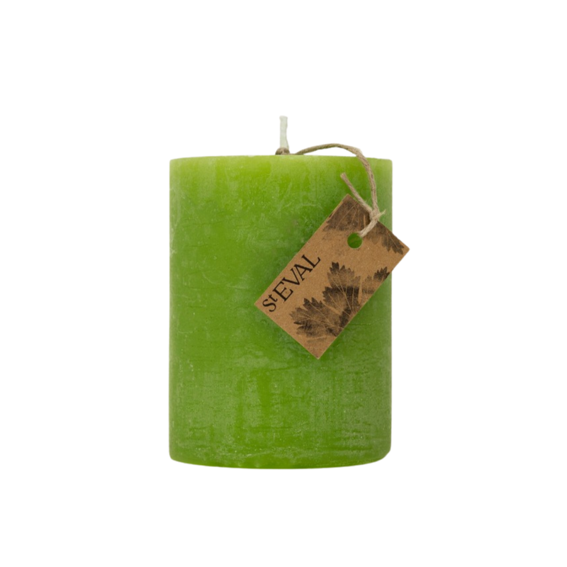 Geranium Leaf Pillar Candle - St Eval