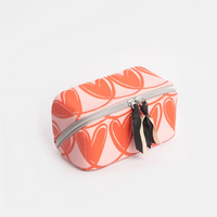 Linked Hearts Cosmetic Bag - Caroline Gardner