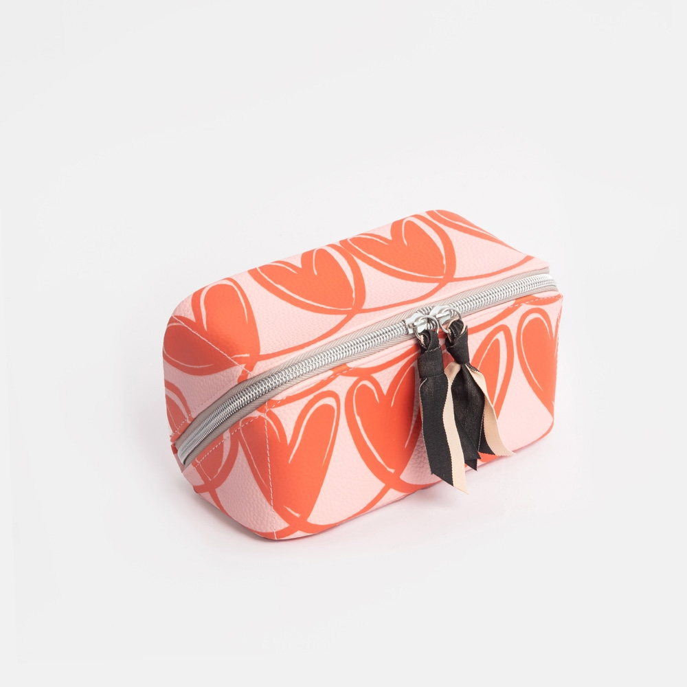 Linked Hearts Cosmetic Bag - Caroline Gardner