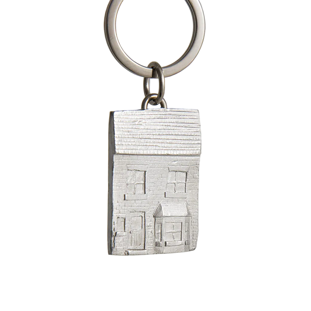 House Pewter Keyring - Lancaster & Gibbings