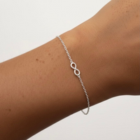 Dainty Infinity Bracelet - Orli