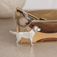 Labrador Pewter Keyring - Lancaster & Gibbings