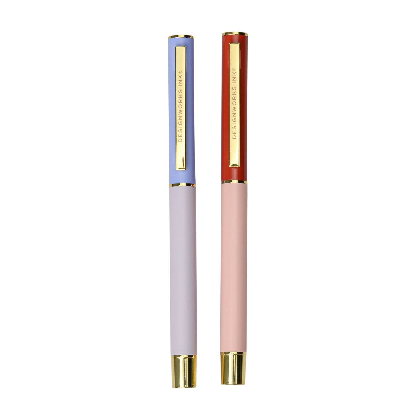 Lavender & Blush Colour Block Pens - Designworks