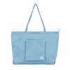 Portobello Bag In Light Wash Denim Cotton Large - Roka London