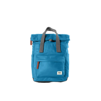 Canfield Bag In Marine Recycled Nylon Medium - Roka London