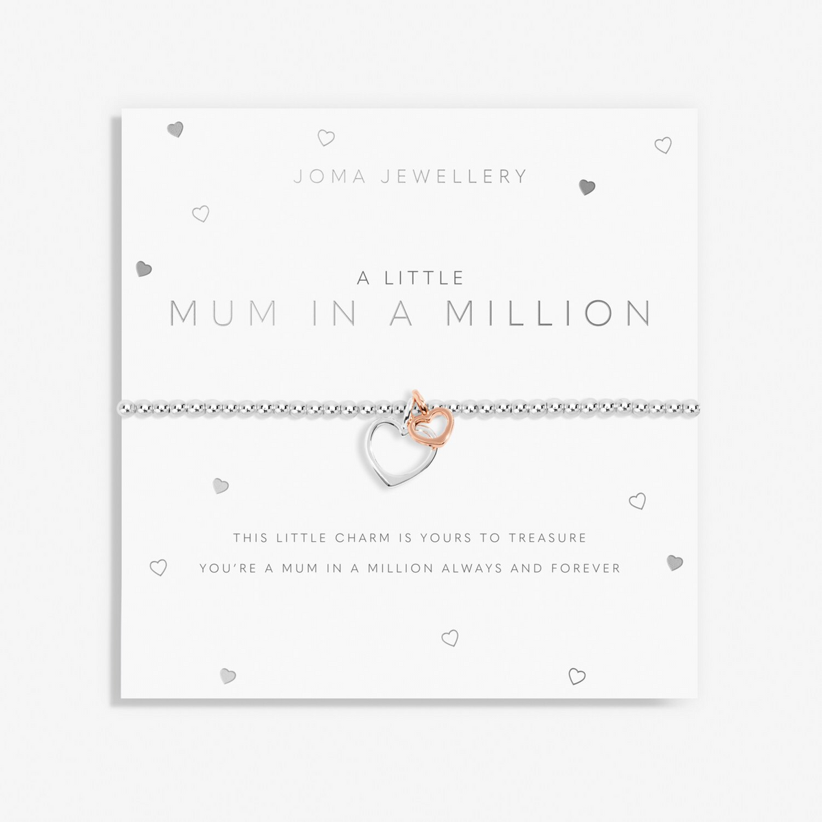 Mum In A Million Heart Bracelet - Joma Jewellery