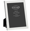 Silver photo frame with 'Edzard' branding on a white background