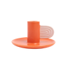 Orange/Pink Candlestick Holder - Caroline Gardner