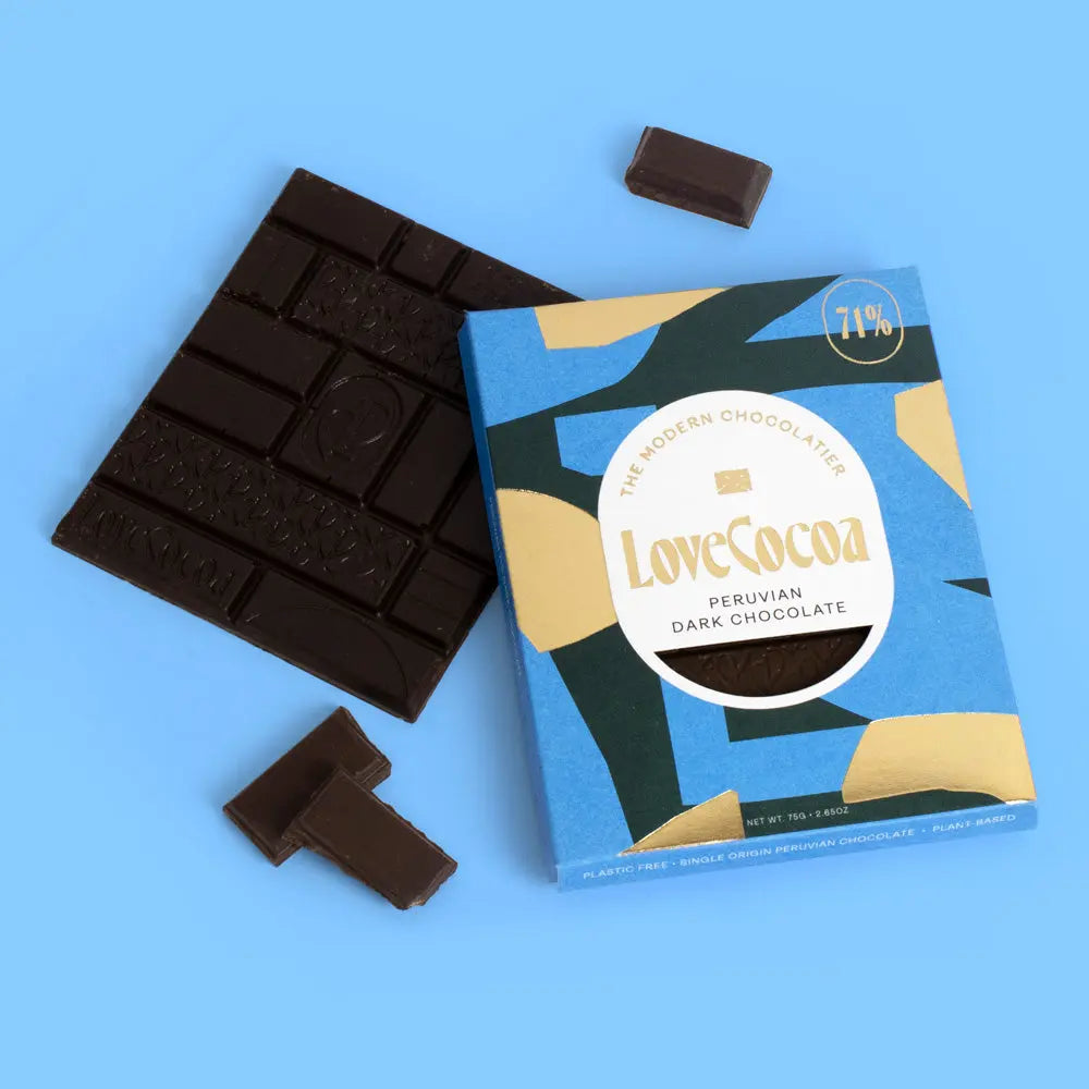 Peruvian Dark Chocolate Bar - Love Cocoa